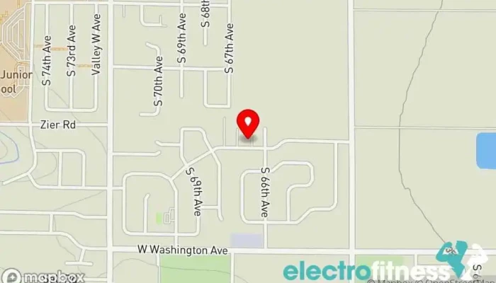 map of Valor Taekwondo Academy Martial arts school in Yakima