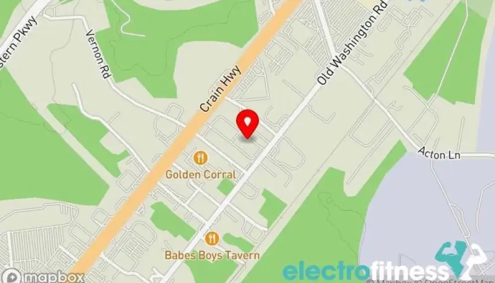 map of Velvet & Steel Fitness, LLC Personal trainer, Gym, Physical fitness program, Weight loss service in Waldorf