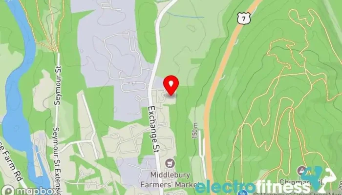 map of Vermont Sun Fitness Gym, Massage therapist, Tanning salon in Middlebury