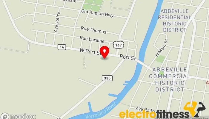 map of Verse CrossFit Gym in Abbeville