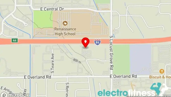 map of Vertical View Climbing Gym Rock climbing gym, Children's party service, Outdoor clothing and equipment shop, Rock climbing, Rock climbing instructor, Yoga studio in Meridian