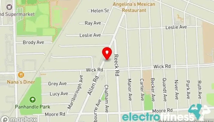 map of Vibe Fit Studio Physical fitness program, Fitness center in Allen Park