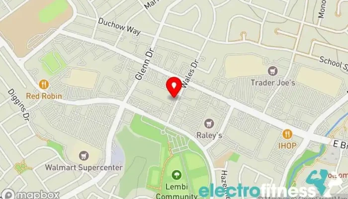 map of Victory Performance Strength & Conditioning Personal trainer, Fitness center, Physical fitness program in Folsom