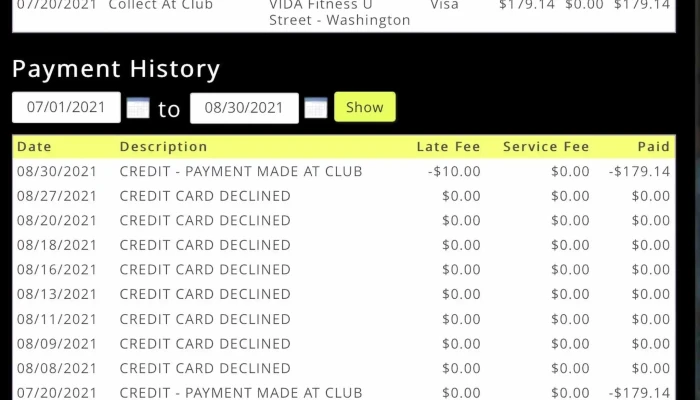 Vida -    U Street Schedule - Washington