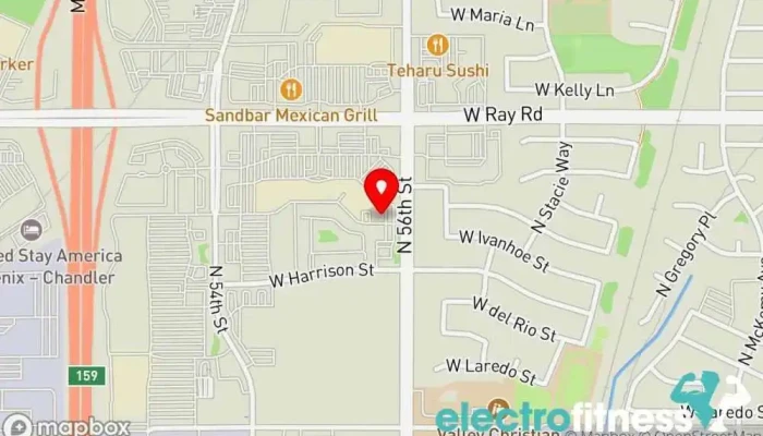 map of Vie Athletics Fitness center in Chandler