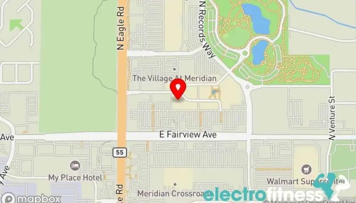 map of Villa Sport Fitness Gym in Meridian