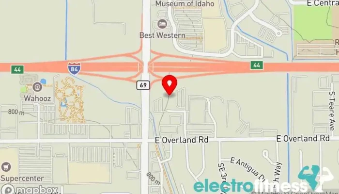 map of Villa Sport Fitness Gym in Meridian