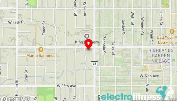 map of Vital Training Systems Gym, Boxing gym, Fitness center, Personal trainer in Wheat Ridge