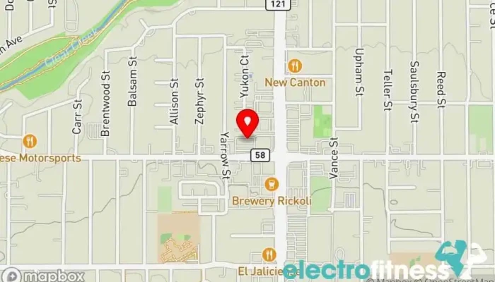 map of Vitruvian Fitness ® Personal trainer, Fitness center, Gym, Physical fitness program in Wheat Ridge