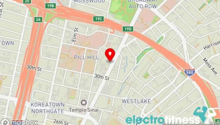 map of Volofit Oakland-Uptown Gym, Boot camp, Fitness center, Personal trainer, Physical fitness program in Oakland
