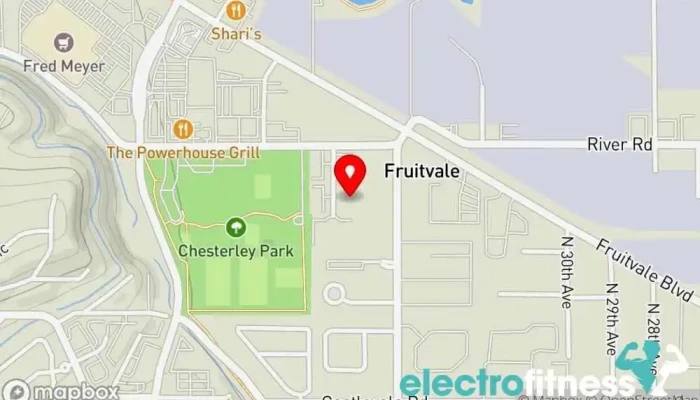 map of Volution Fitness Fitness center in Yakima