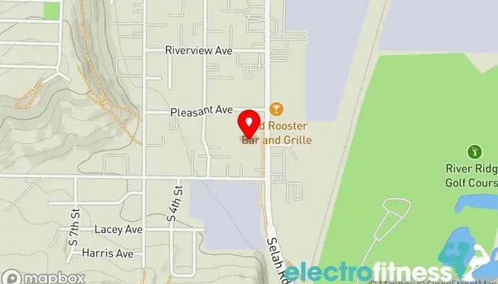 map of Volution fitness Fitness center in Selah