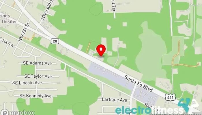 map of Warehouse Gym Gym in High Springs