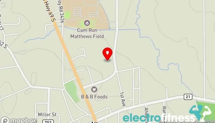 map of Warrior Wrestling Alliance Sports club in Alto