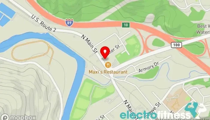 map of Waterbury Functional Fitness Gym in Waterbury