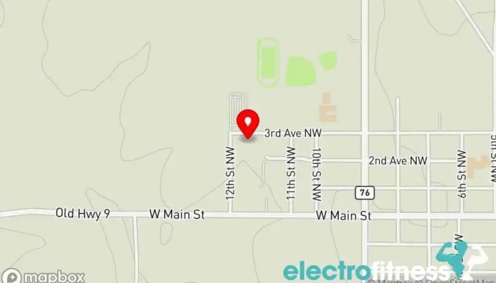 map of Waukon Wellness Center Wellness center in Waukon