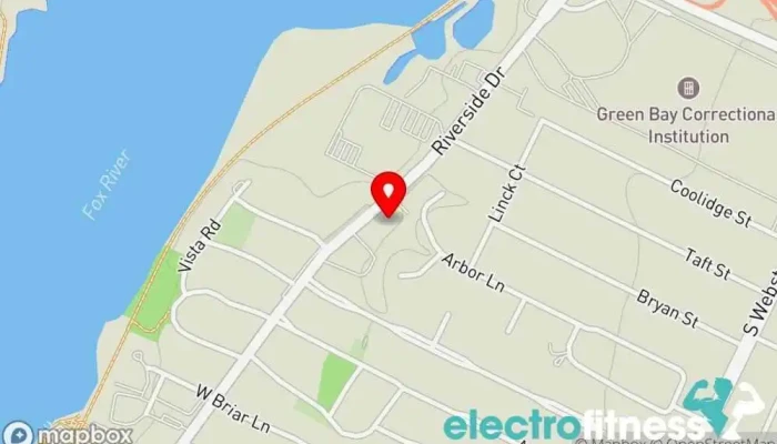 map of Weiler Academy Wellness and Spa Spa and health club, Beauty salon, Facial spa, Gym, Massage spa, Massage therapist, Pilates studio, Sauna, Spa, Waxing hair removal service in Allouez
