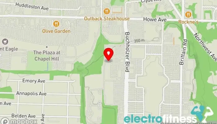 map of Welcome to The Pit Gym in Akron