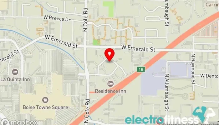 map of Wellness in Motion LLC - Pilates in Boise, Idaho Pilates studio, Personal trainer, Yoga instructor in Boise