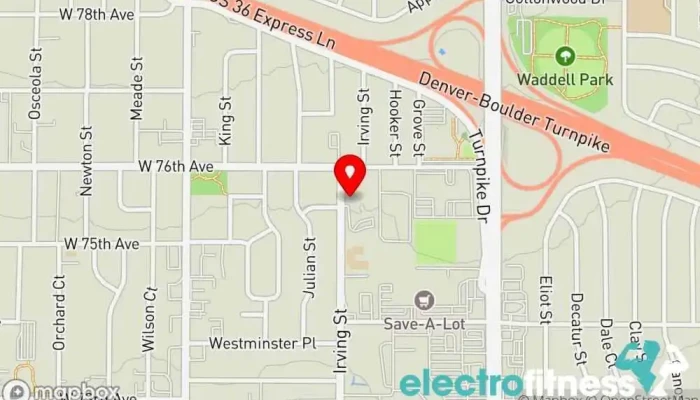map of Westminster Swim & Fitness Center Sports complex, Fitness center, Gym in Westminster
