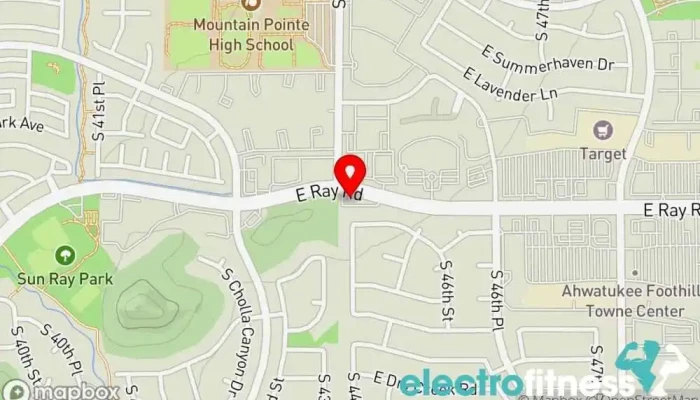 map of Wholeistic Fitness - Gym Gym, Fitness center, Nutritionist, Personal trainer, Physical fitness program, Weightlifting area in Phoenix