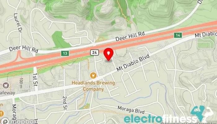 map of WillPower Fitness Personal trainer in Lafayette