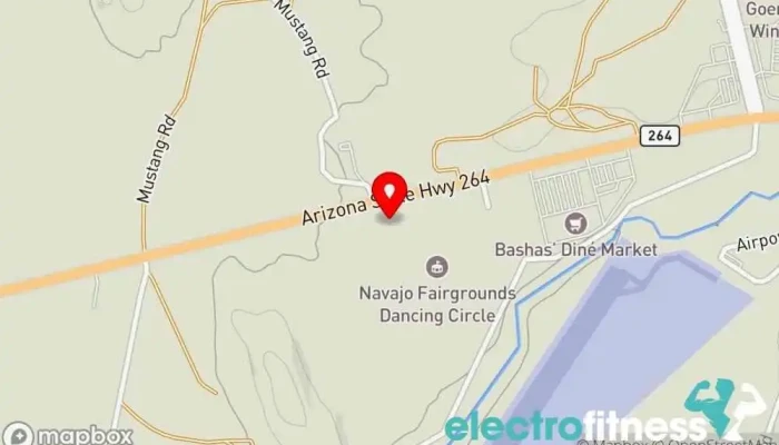 map of Window Rock Wellness Center Wellness center in Window Rock