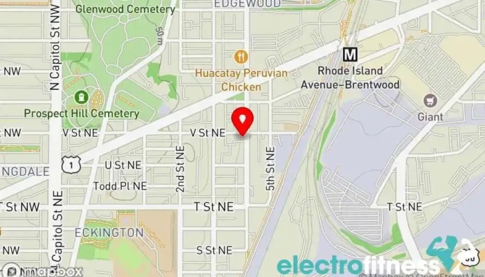 map of Wired Cycling Fitness Studio Gym, Indoor cycling, Physical fitness program, Yoga studio in Washington