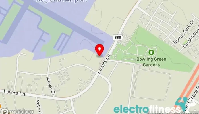 map of Woodlands Elite Cheer Co Bowling Green Gym, Children's party service in Bowling Green