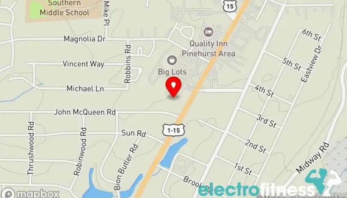 map of Workout Anytime Aberdeen Gym, Personal trainer, Physical fitness program, Tanning salon in Aberdeen