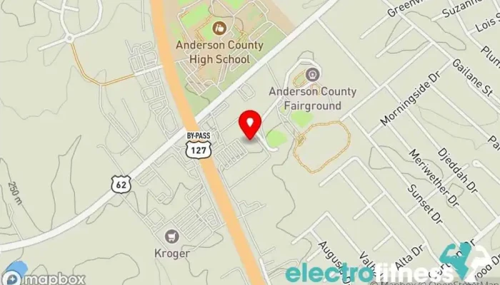 map of Workout Anytime Lawrenceburg KY Gym, Personal trainer, Physical fitness program, Tanning salon in Lawrenceburg