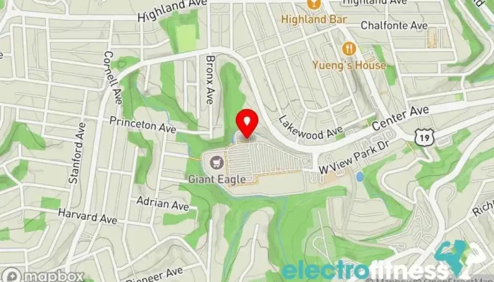 map of Workout Anytime West View Gym, Personal trainer, Physical fitness program, Tanning salon in Pittsburgh
