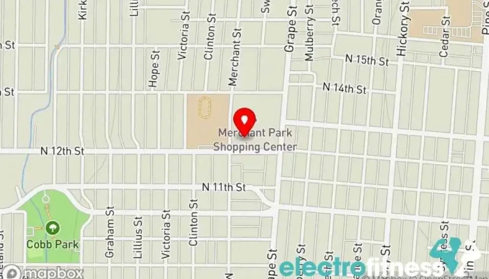 map of World Gym Abilene Fitness center in Abilene