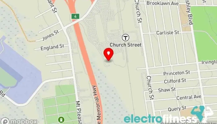 map of WOW! Work Out World of New Bedford Fitness center, Gym, Kickboxing school, Personal trainer, Pilates studio, Weightlifting area, Women's personal trainer, Yoga studio in New Bedford