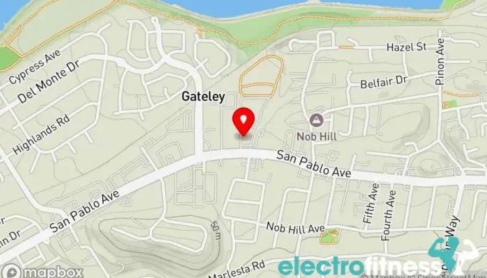 map of XFit Training Fitness center, Exercise equipment store, Gym, Personal trainer, Physical fitness program in Pinole