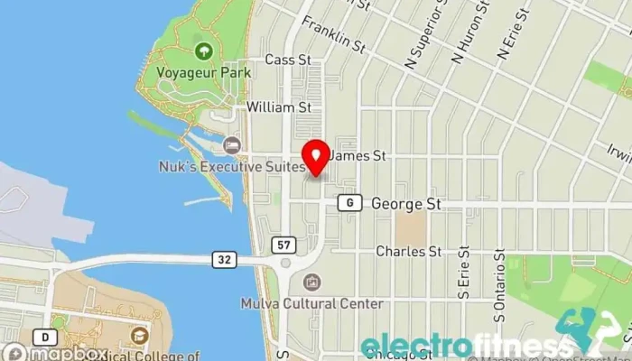 map of XO Fitness Personal trainer, Physical fitness program in De Pere