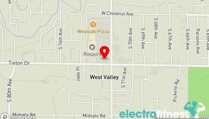 map of Yakima Fit Foods - The Orchards Health food restaurant, Sports nutrition store, Vitamin & supplements store in Yakima