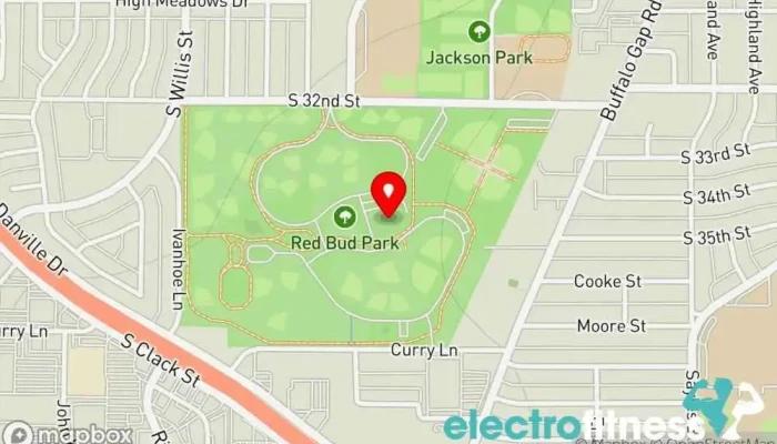 map of YMCA of Abilene-Redbud Park Non-profit organization, Charity, Gym in Abilene