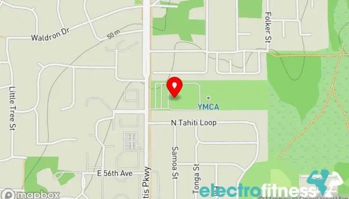 map of YMCA of Alaska Lake Otis Community health centre, Basketball court, Fitness center, Non-profit organization, Public swimming pool, Senior citizen center, Swimming instructor, Swimming pool, Wellness center in Anchorage