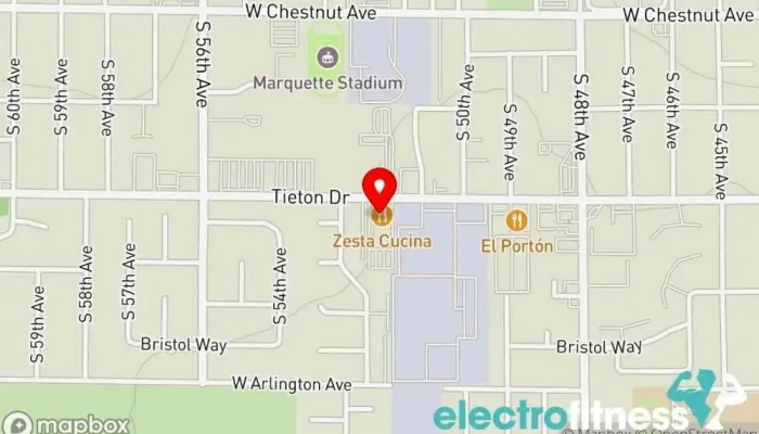map of Yoga Collective of Yakima Yoga studio in Yakima