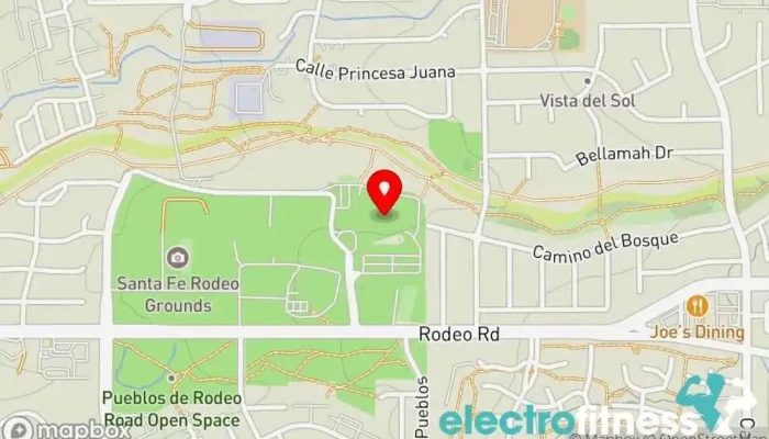 map of YOGA FOR GROWTH & HEALING Yoga studio in Santa Fe