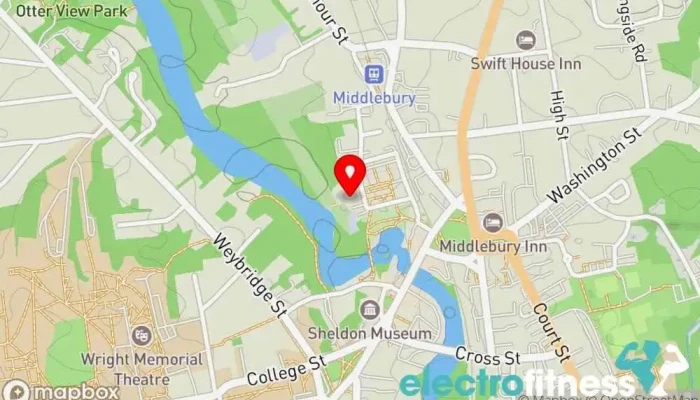 map of Yoga Grace Yoga studio in Middlebury