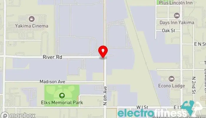map of Yoga Hot Spot, Yakima Yoga studio, Physical fitness program, Weight loss service, Wellness program in Yakima