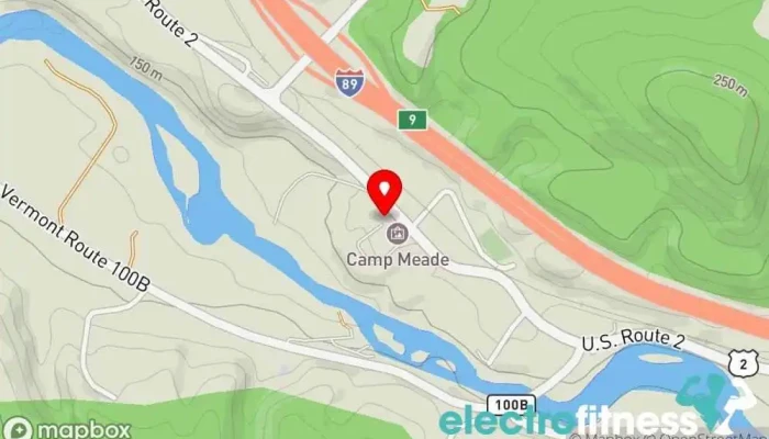 map of Yoga Lab Vermont Yoga studio in Middlesex