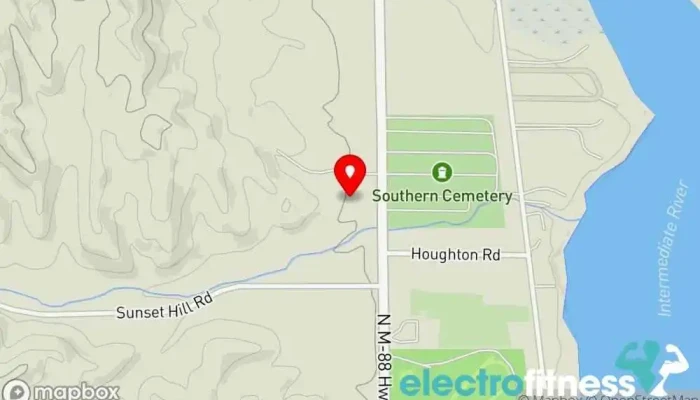 map of Yoga North Yoga studio in Central Lake