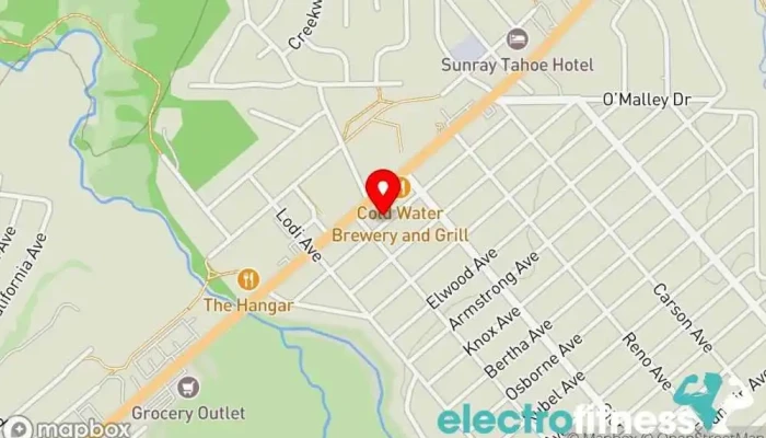 map of Yoga Om Tahoe Studio Yoga studio in South Lake Tahoe