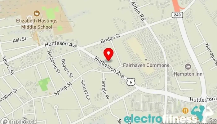 map of Yogaguru Yoga studio, Pilates studio in Fairhaven