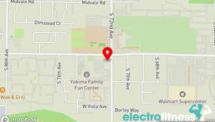 map of Z Fit Studio LLC Fitness center in Yakima