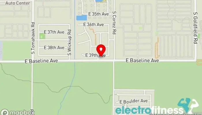 map of Zachary Teich Personal Training Personal trainer in Apache Junction