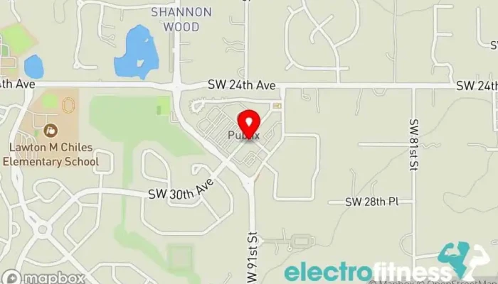 map of Zen Fitness Personal trainer, Gym, Physical fitness program, Weight loss service in Gainesville